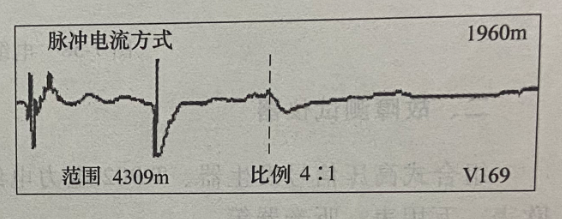 圖17-5 脈沖電流法測試故障波形
